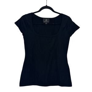 Jay Godfrey 100%‎ Cashmere Black Shirt Womens Small Minimalist Casual Luxury Top